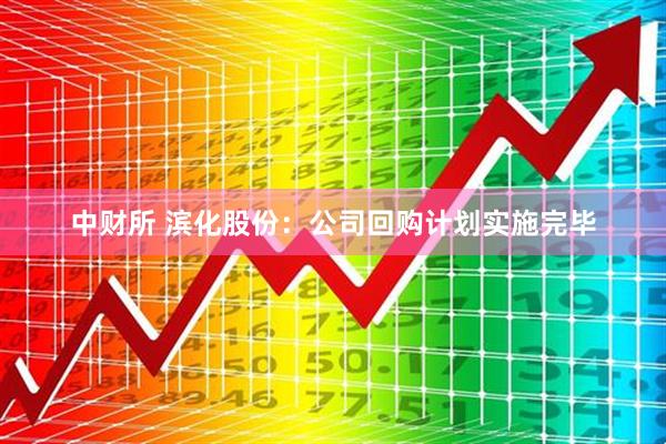 中财所 滨化股份：公司回购计划实施完毕