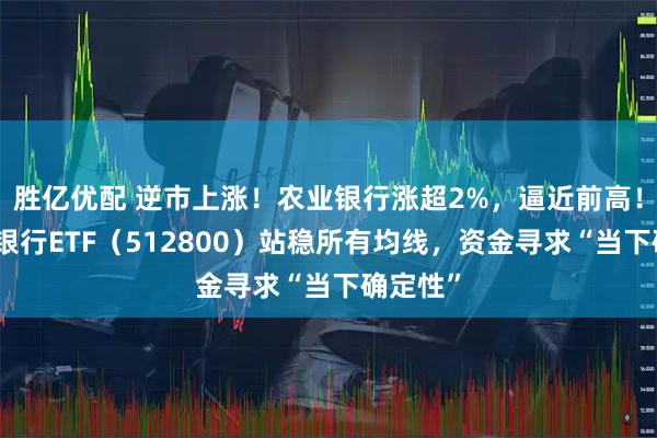 胜亿优配 逆市上涨！农业银行涨超2%，逼近前高！双百亿银行ETF（512800）站稳所有均线，资金寻求“当下确定性”